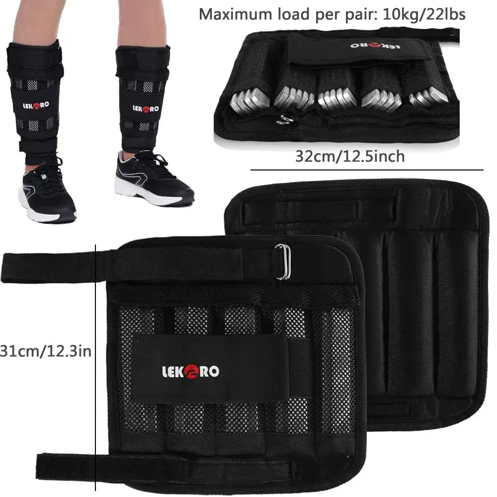 Adjustable Weight Training Suit: 20kg Empty Bag for Fitness Running Vest, Hand and Foot Strength Training