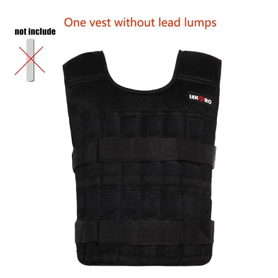Adjustable Weight Training Suit: 20kg Empty Bag for Fitness Running Vest, Hand and Foot Strength Training empty vest