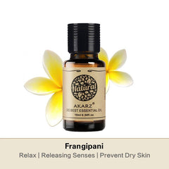 AKARZ™ Frangipani Essential Oil: Natural Aromatherapy for Relaxation, Releasing Senses, Preventing Dry Skin