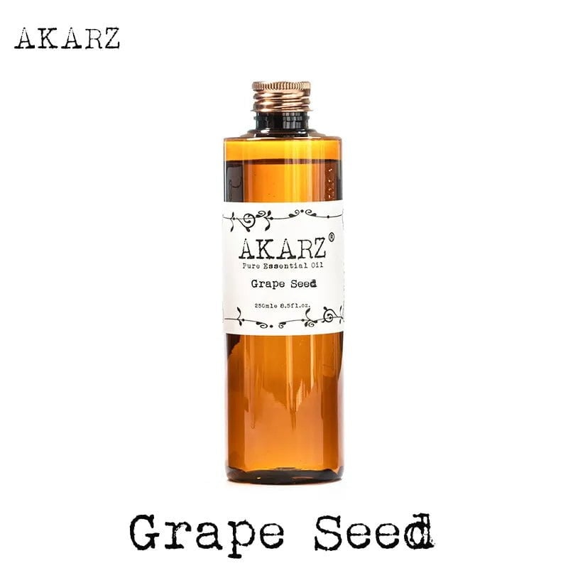 AKARZ™ Grape Seed Essential Oil: Natural Aromatherapy for High-Capacity Skin and Body Care, Massage Spa 100ml
