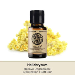 AKARZ™ Helichrysum Essential Oil: Natural Anti-inflammatory, Anti-aging, Relieves Depression