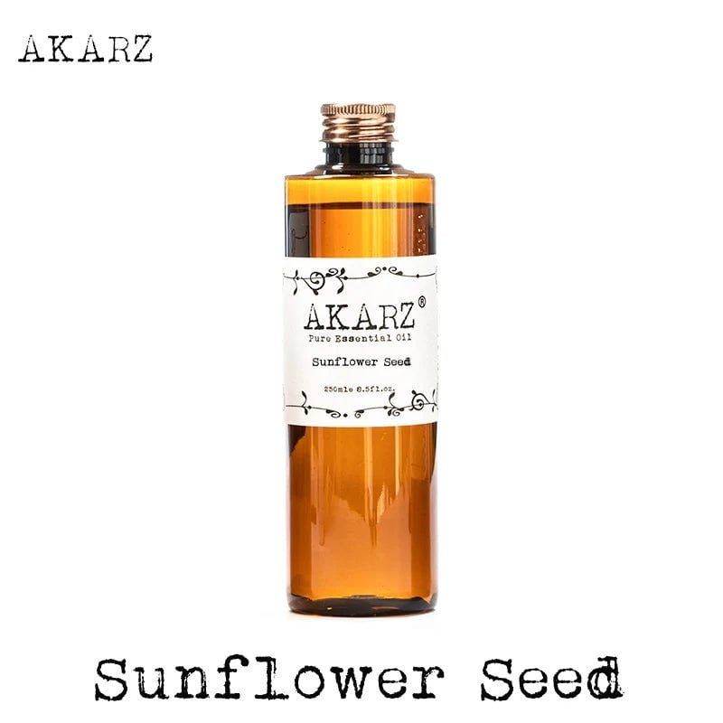 AKARZ™ Sunflower Seed Oil - Natural Aromatherapy for High-Capacity Skin Care, Body Massage, and Spa - Carrier Base Oil 100ml