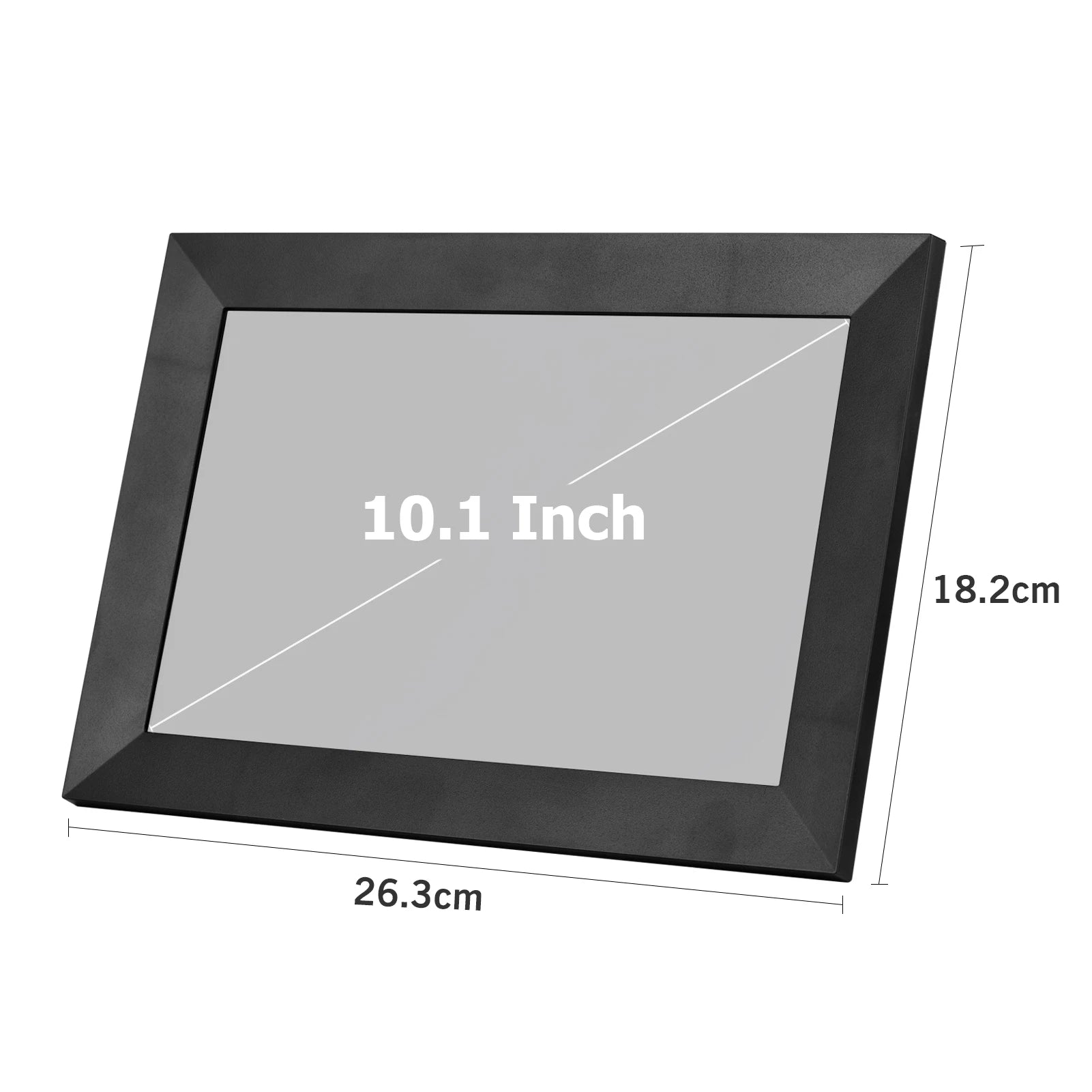 Andoer 10.1-Inch Smart WiFi Digital Picture Frame - HD IPS Touch Screen, Auto Rotation, Photo Sharing via APP