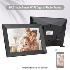 Andoer 10.1-Inch Smart WiFi Digital Picture Frame - HD IPS Touch Screen, Auto Rotation, Photo Sharing via APP