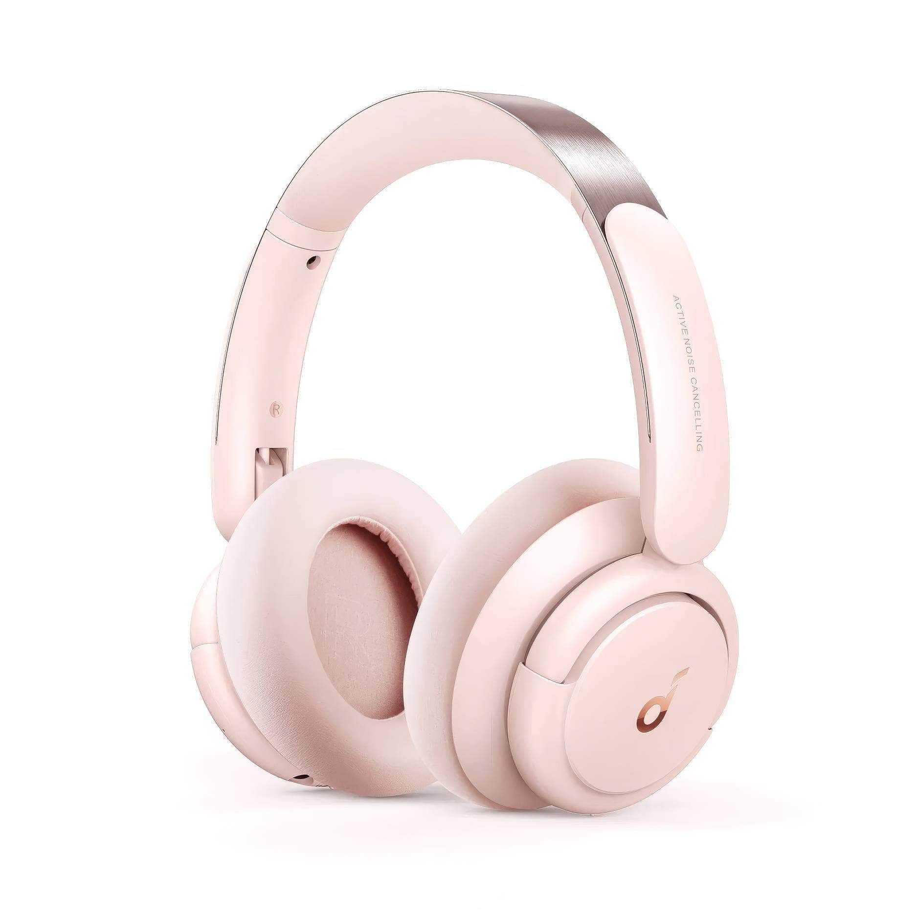 Anker Soundcore Life Q30 Hybrid Active Noise Cancelling Wireless Bluetooth Headphones - Multiple Modes, Hi-Res Sound, 40-Hour Battery Life Pink
