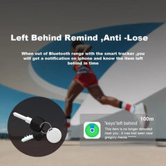 Apple Find My iOS Compatible Mini GPS Tracker with MFI Certification - Anti-Loss Reminder for Keys, Wallet, Car, and More