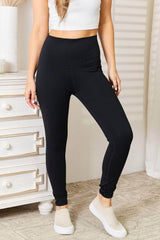 Basic Bae Ultra Soft High Waist Sports Leggings Black / 4