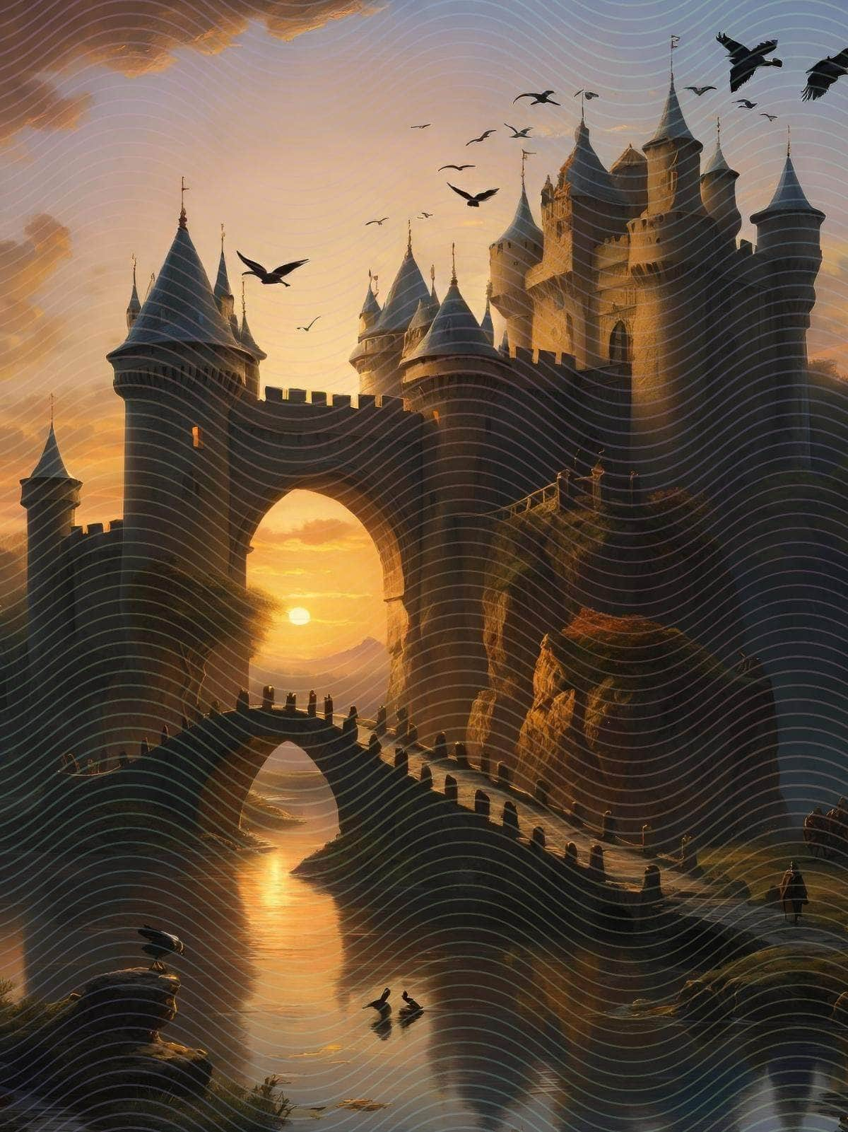 Beautiful Fantasy Medieval Castle