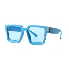 Big Frame Square Eyewear Blue/Blue / Resin