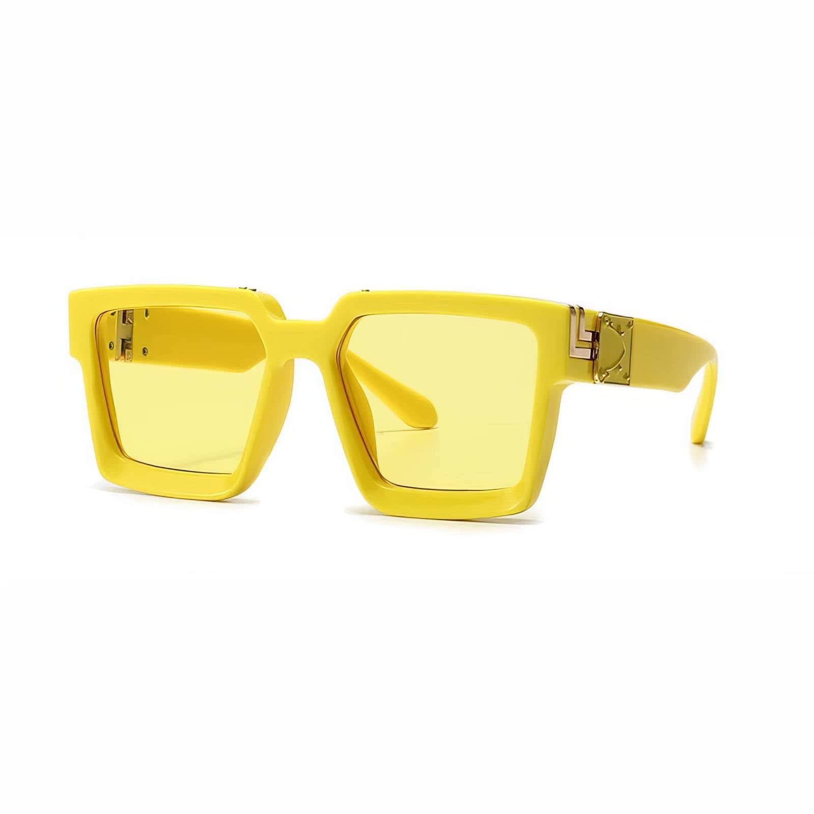 Big Frame Square Eyewear Yellow/Yellow / Resin