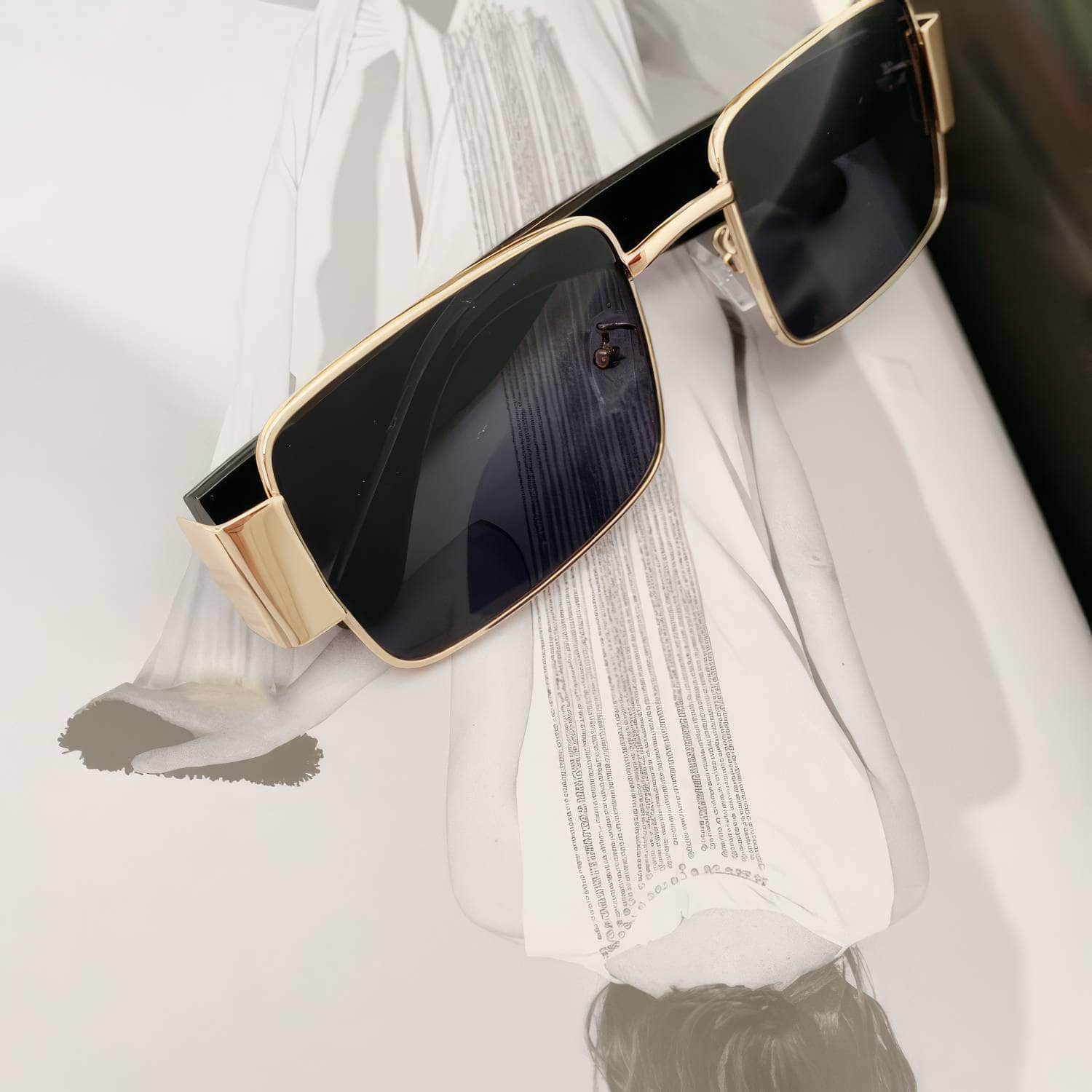 Big Square Transparent Sunglasses