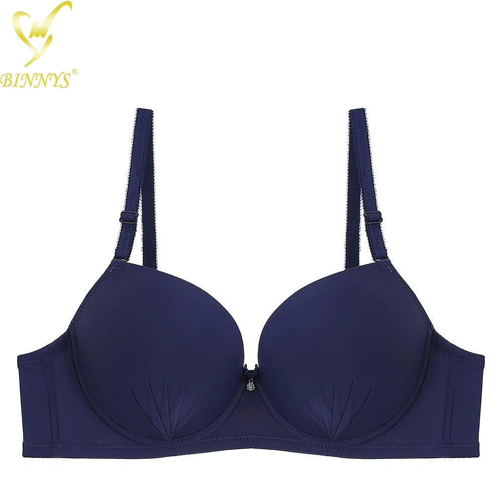 BINNYS B Cup Bra: Latest Girls Simple Style, Teenager Ladies, Super Quality Push-Up Underwire Women's Underwear