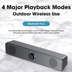 Bluetooth Home Theater Sound System: 4D Surround Soundbar