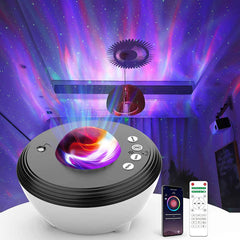 Bluetooth Speaker Star Projector: Galaxy Night Light with White Noise Aurora, Ideal for Bedroom, Kids, and Adults