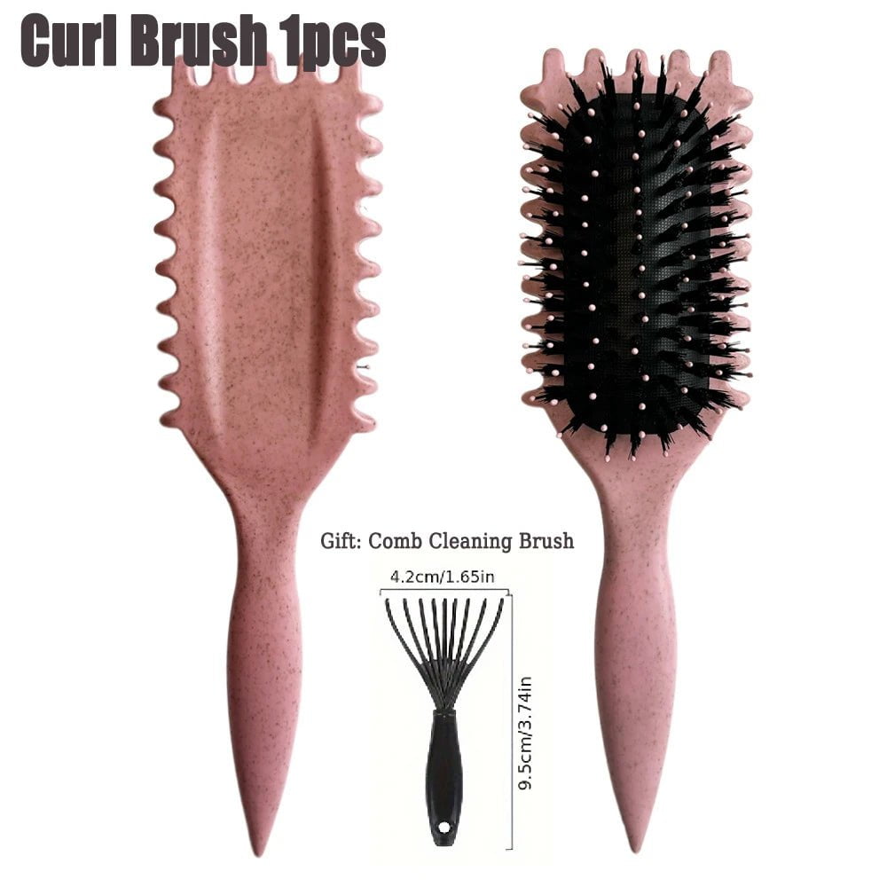 Bounce Curl Define Styling Brush Pink 1pcs