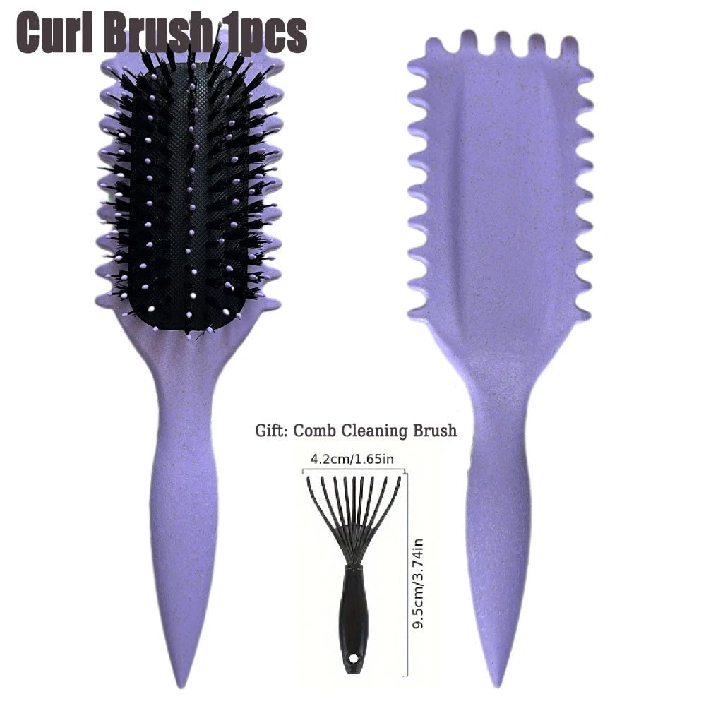 Bounce Curl Define Styling Brush Purple 1pcs
