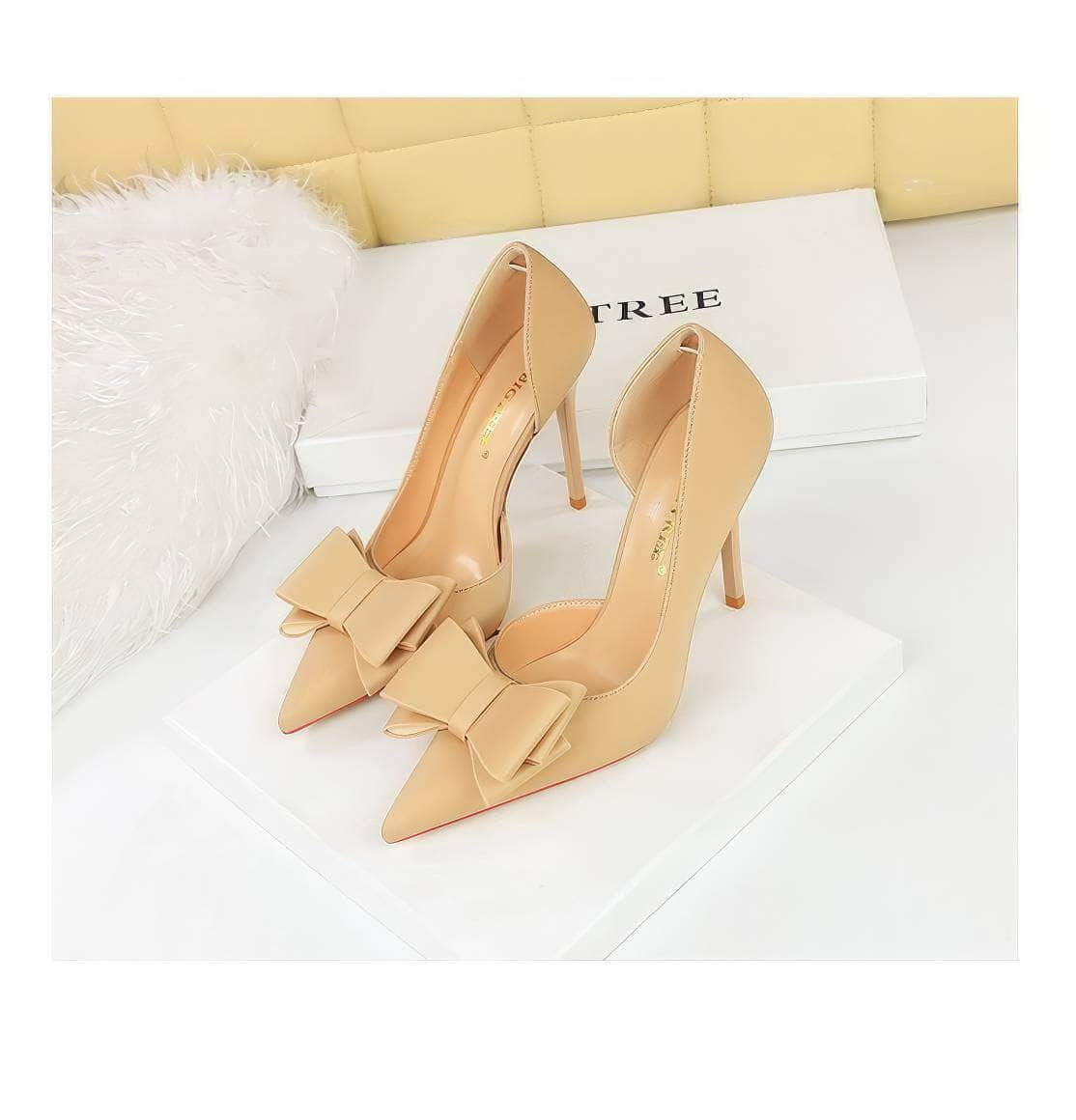 Bow Knot Detailed Femme Stiletto Heels