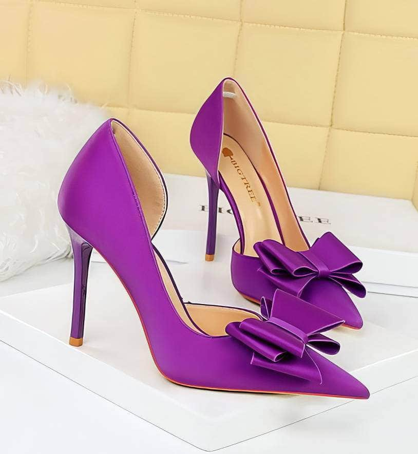 Bow Knot Detailed Femme Stiletto Heels