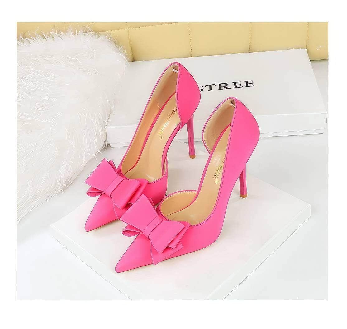 Bow Knot Detailed Femme Stiletto Heels