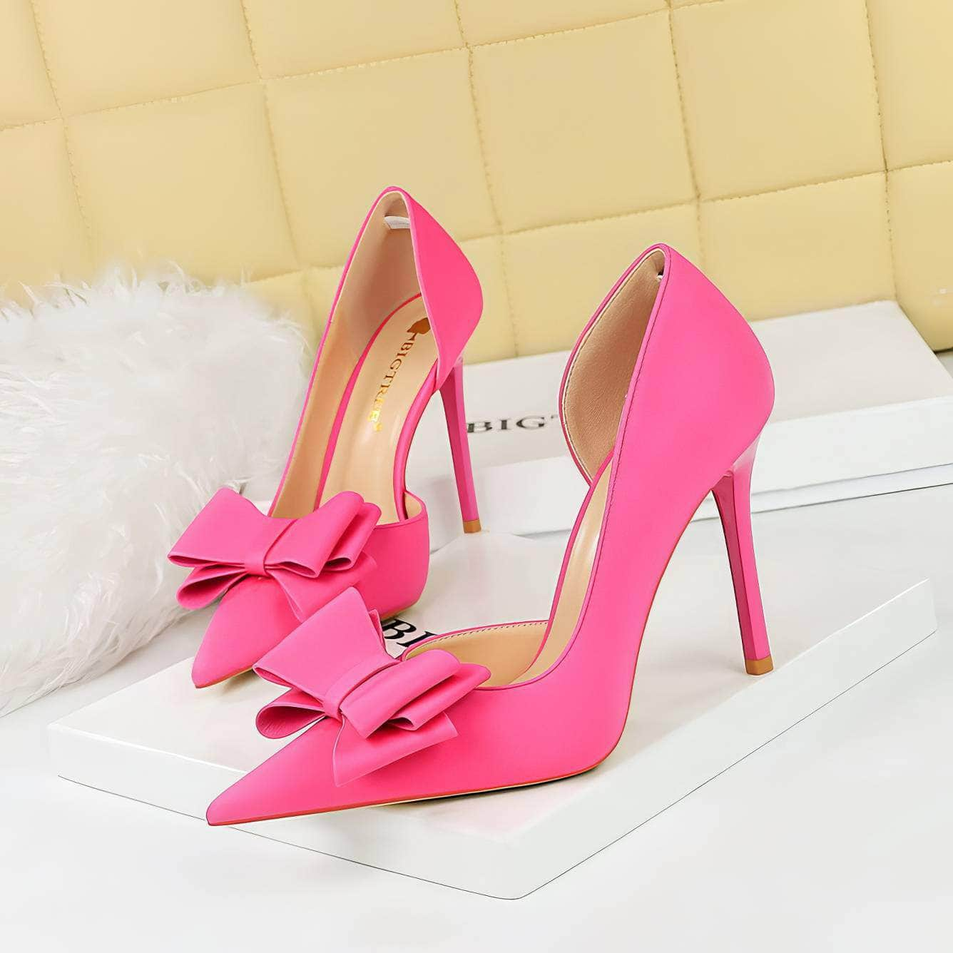 Bow Knot Detailed Femme Stiletto Heels