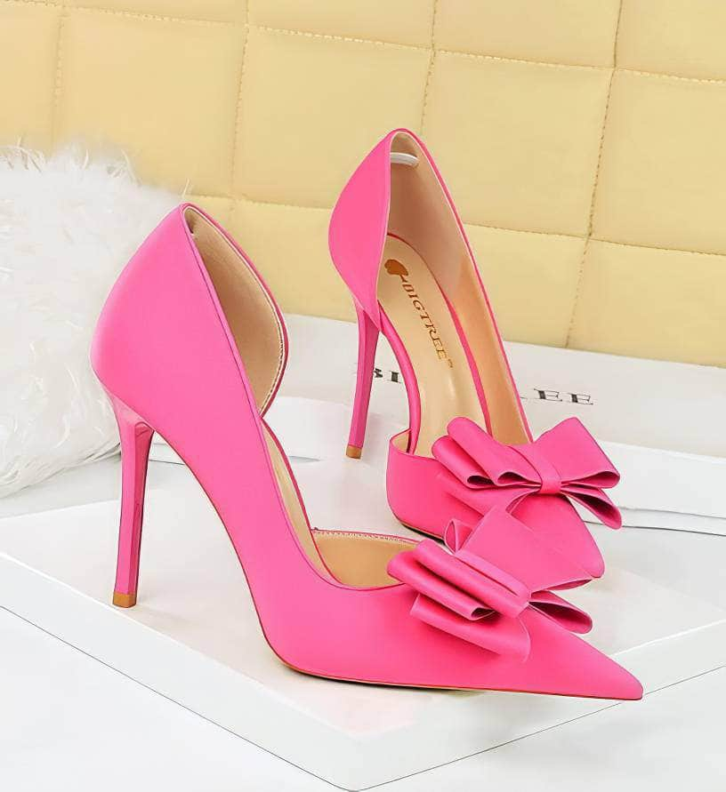 Bow Knot Detailed Femme Stiletto Heels