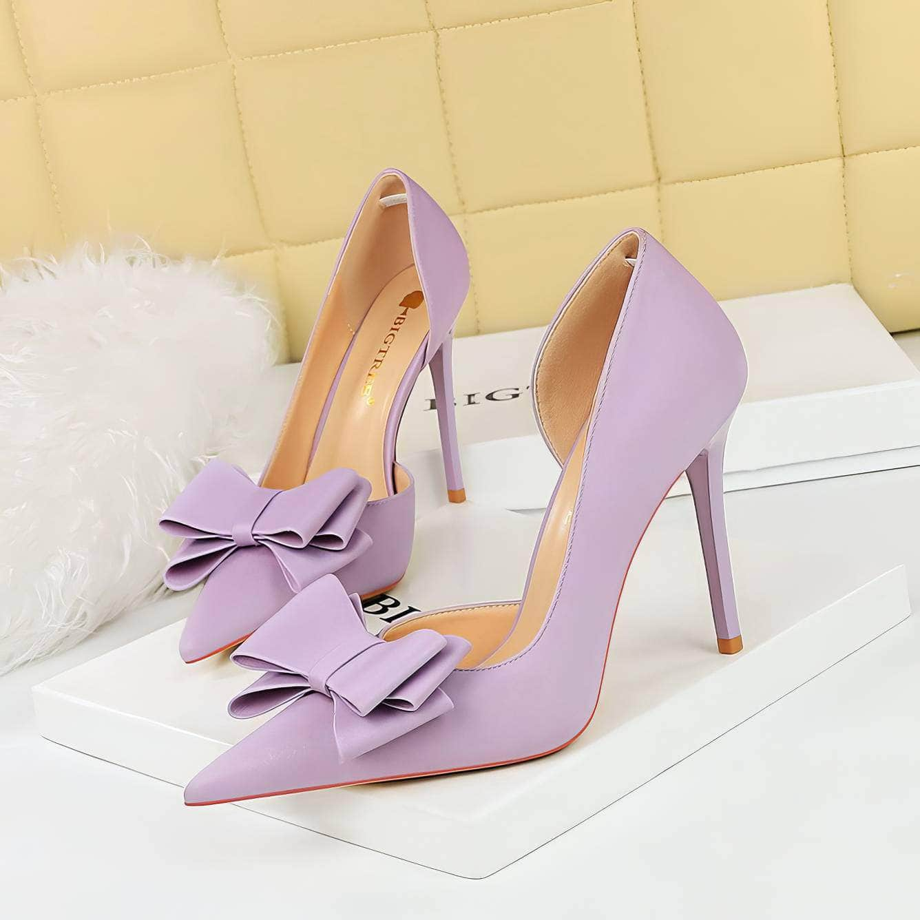 Bow Knot Detailed Femme Stiletto Heels