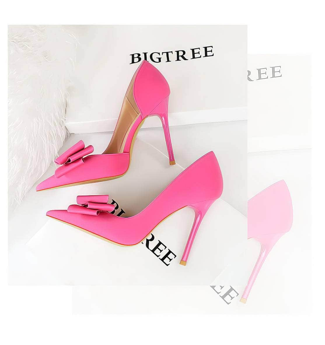 Bow Knot Detailed Femme Stiletto Heels