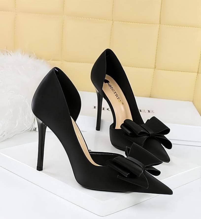 Bow Knot Detailed Femme Stiletto Heels