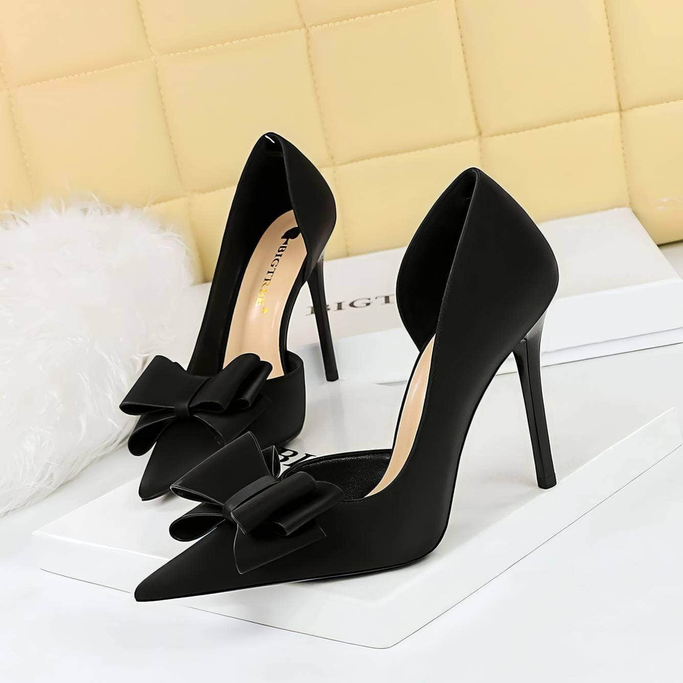 Bow Knot Detailed Femme Stiletto Heels