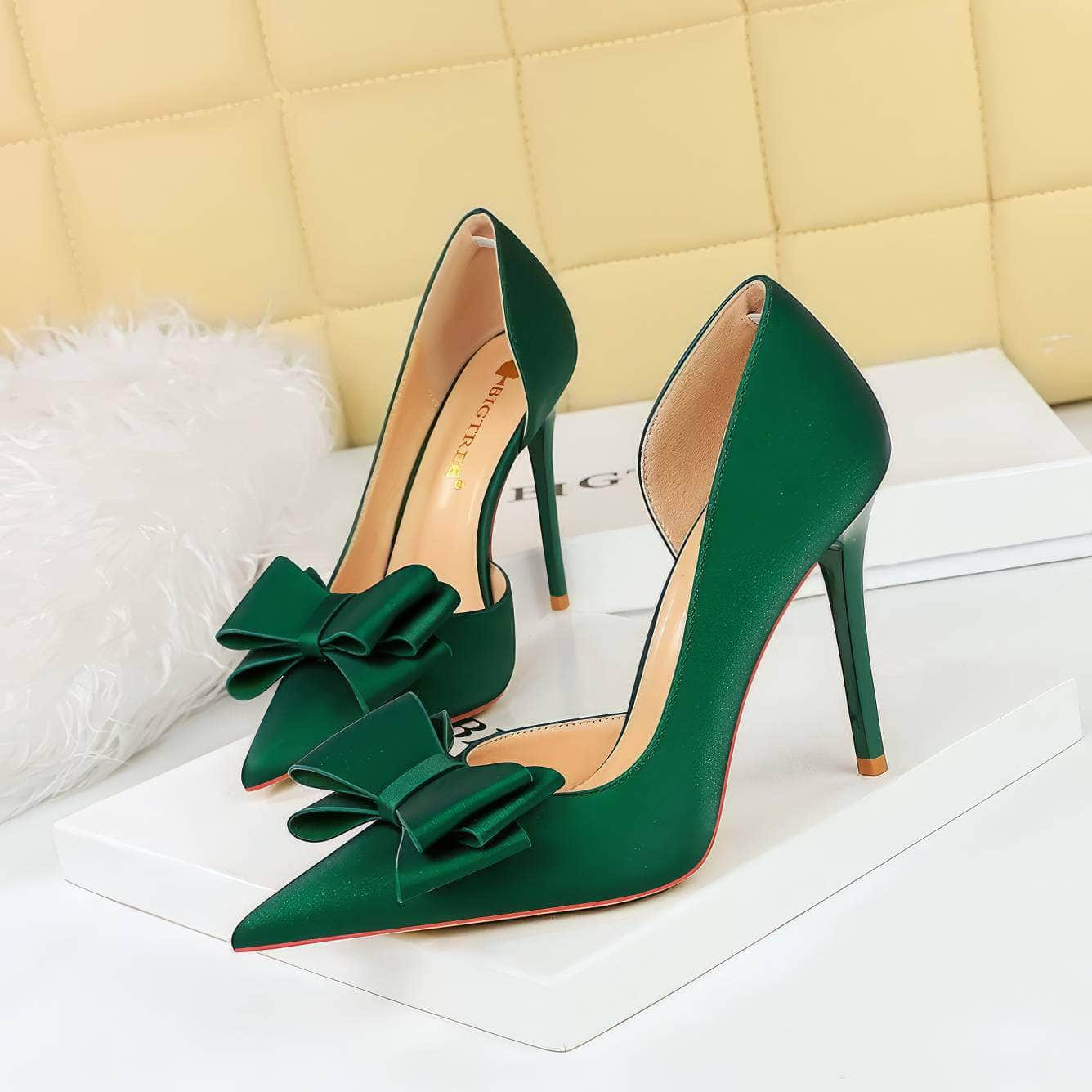 Bow Knot Detailed Femme Stiletto Heels