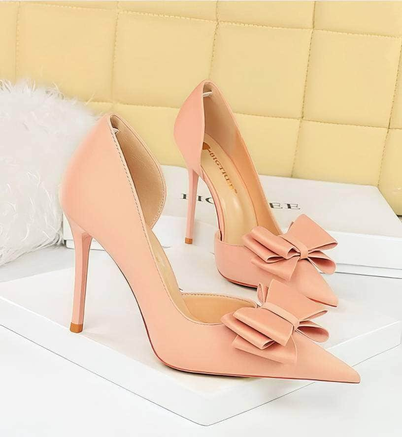 Bow Knot Detailed Femme Stiletto Heels