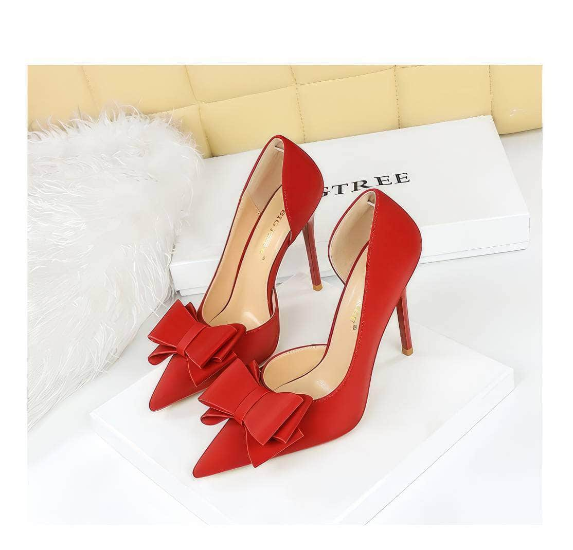 Bow Knot Detailed Femme Stiletto Heels