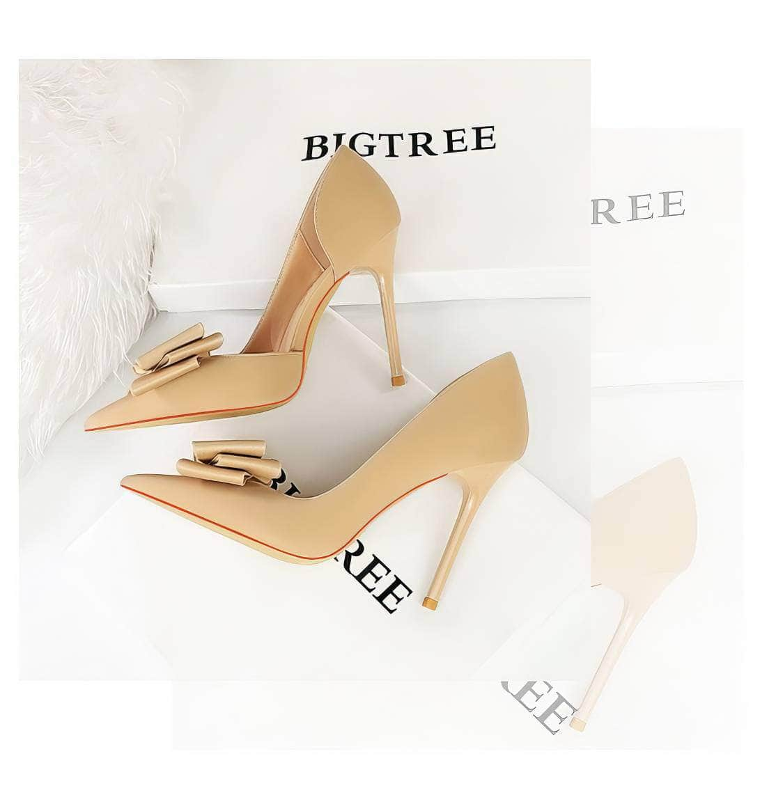 Bow Knot Detailed Femme Stiletto Heels