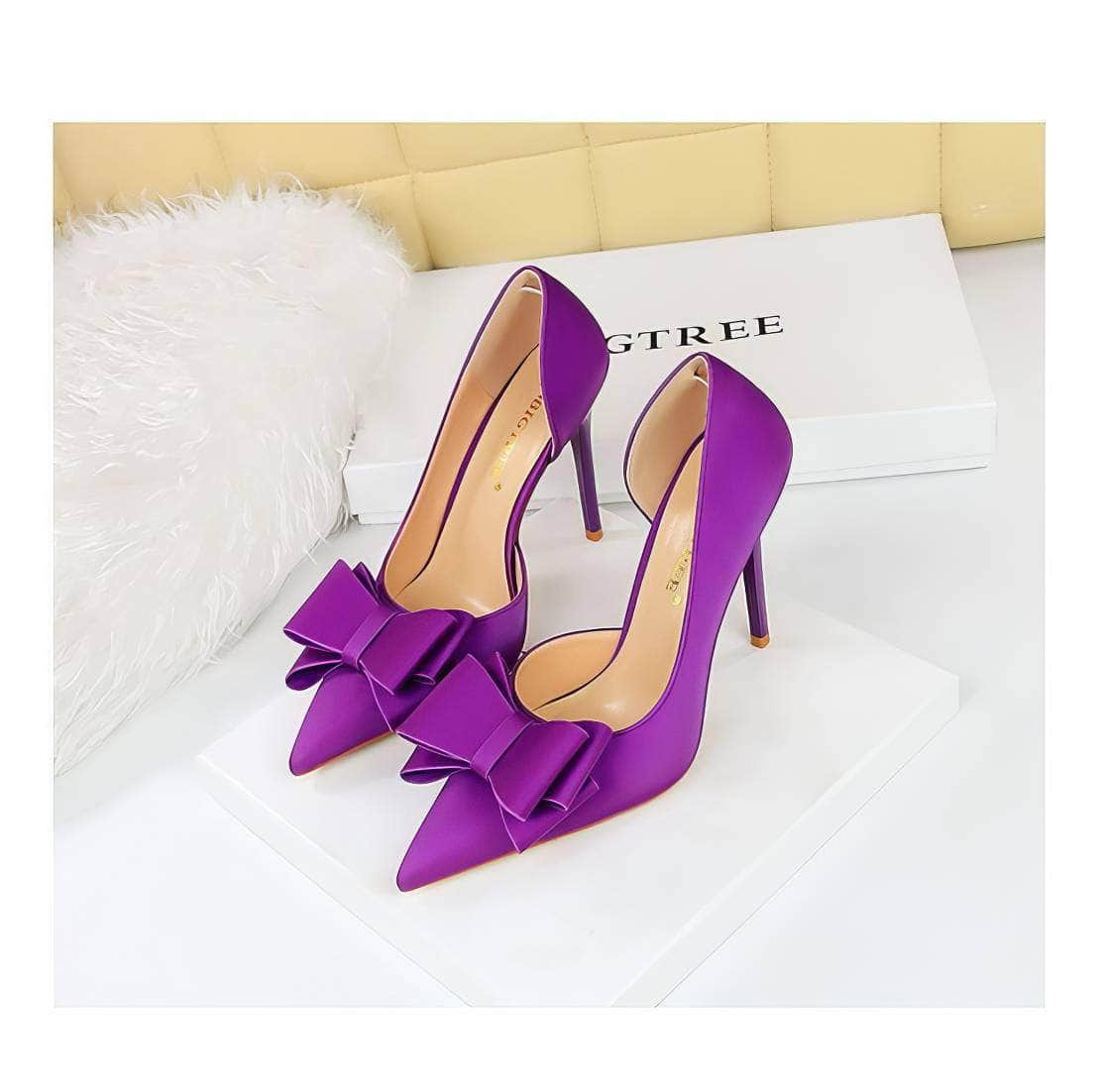 Bow Knot Detailed Femme Stiletto Heels