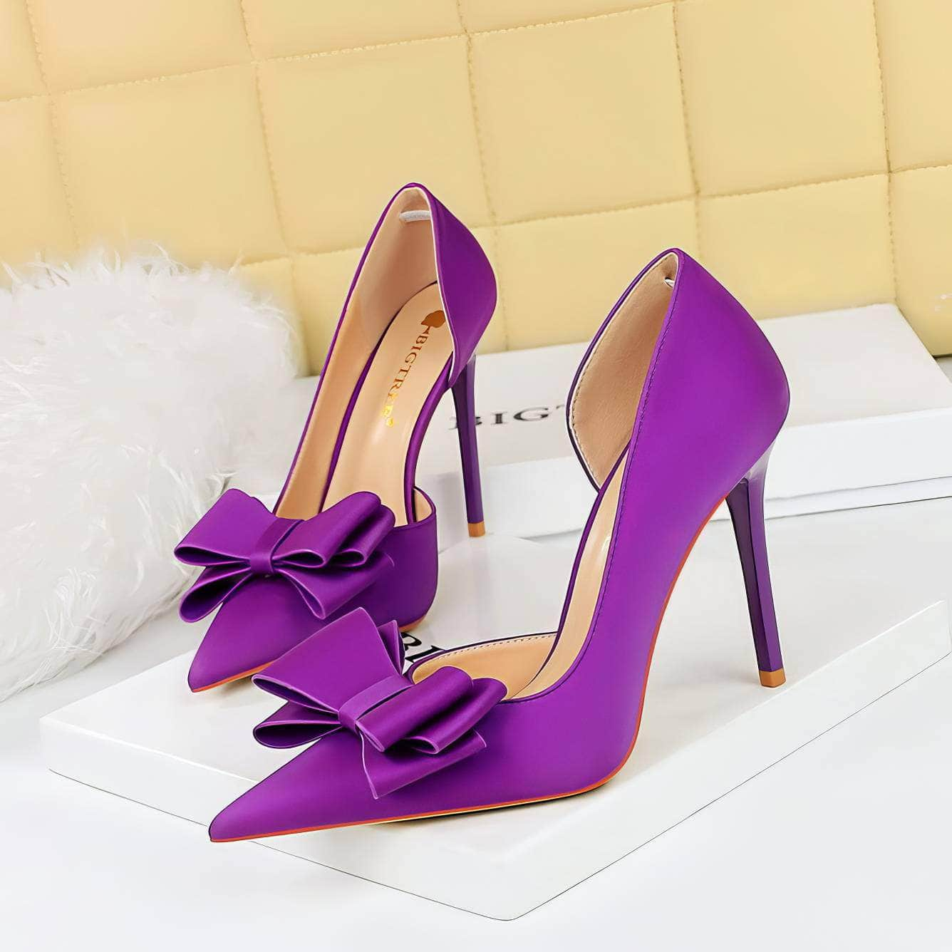 Bow Knot Detailed Femme Stiletto Heels