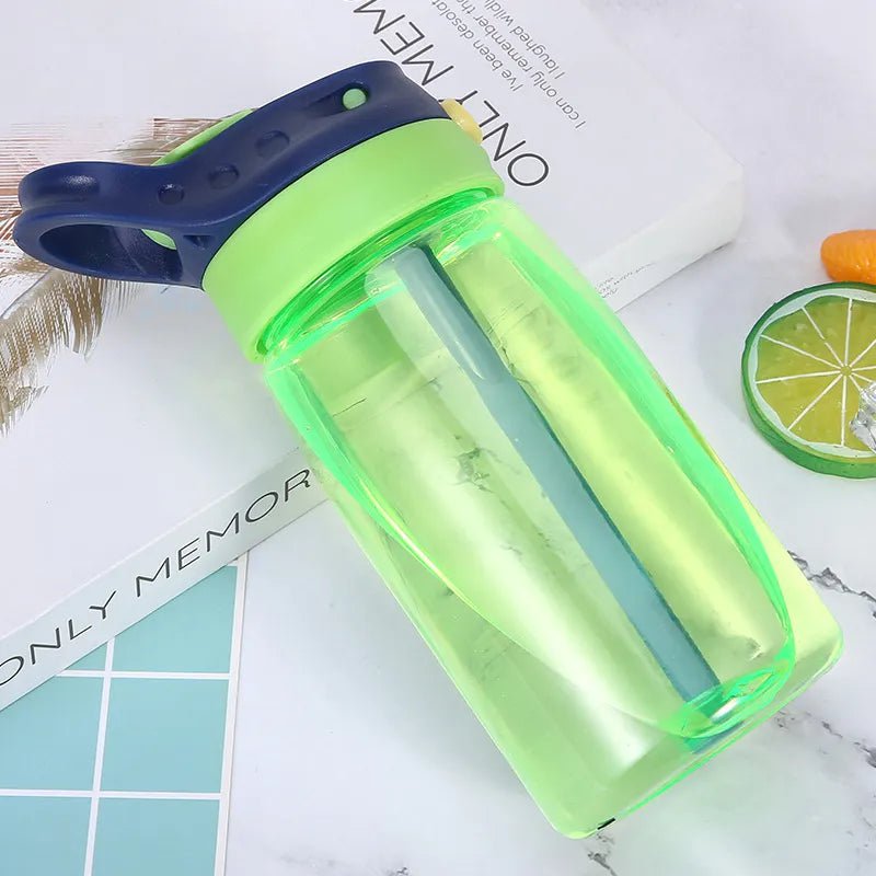 BPA-Free Water Bottle for Children with Straws green / 401-500ml