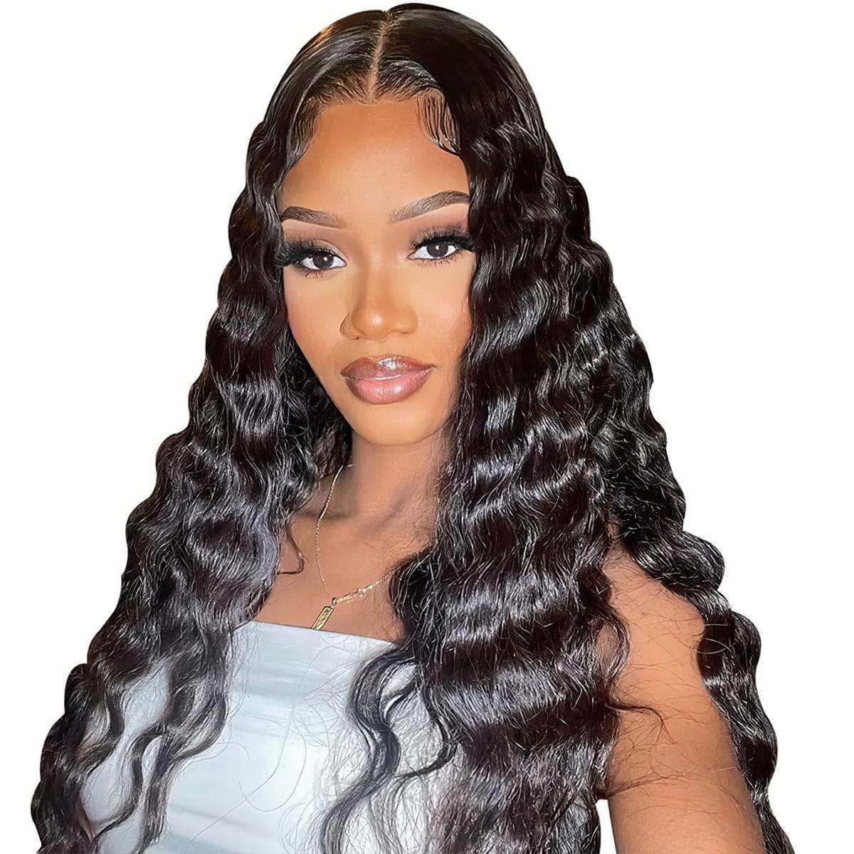 Brazilian Loose Deep Glueless Wig - Wear And Go, 13x4 Lace Front Wig, Preplucked Human Wigs Ready To Go, Pre-Cut 6x4 Lace Wig Wear Go 6x4 Wig / 12inches / 180%