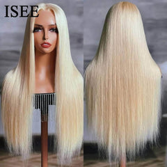 Brazilian Wear And Go 613 Blonde Color Preplucked Straight Glueless Lace Closure Wig - Wear And Go, 4x6 Glueless Human Hair