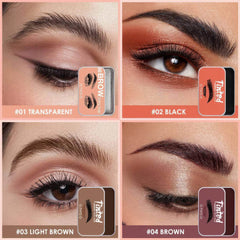 Brow Soap: 4 Color Tint Eyebrow Gel Wax for Natural Brow Sculpting and Lift - Women's Makeup