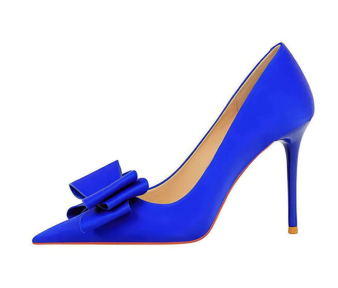 Butterfly Bow Knot Pointed Toe Stiletto Heels