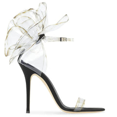 Butterfly Round Transparent Heels