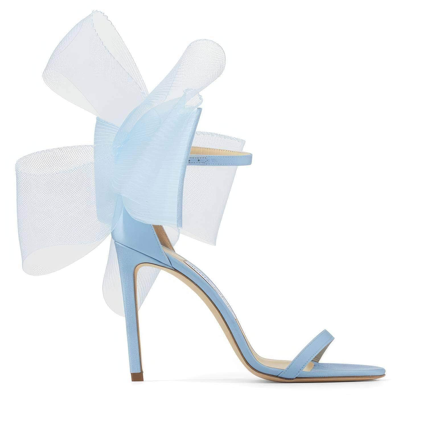 Butterfly Thin Strap Heeled Sandals