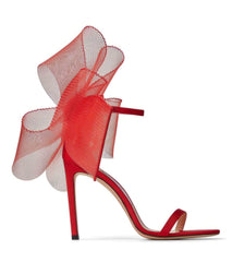 Butterfly Thin Strap Heeled Sandals