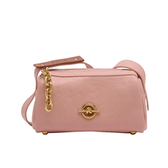 Candy Color Metal Decor Crossbody Bag