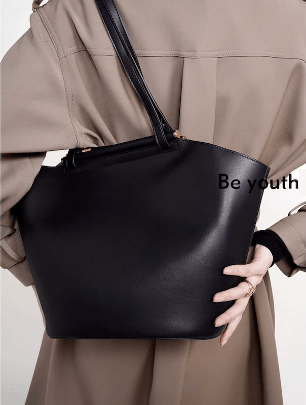 Casual Tote Leather Top Handle Bag