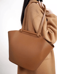 Casual Tote Leather Top Handle Bag