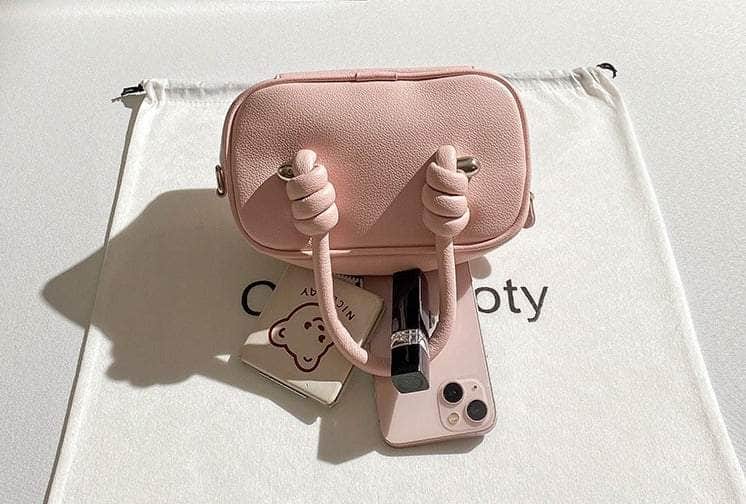 Charming Mini Plum Tote Handbag