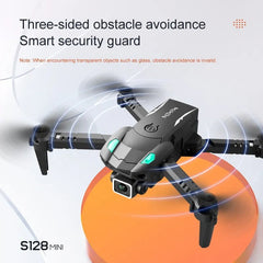 ChatGPT New S128 Mini Drone: 4K Camera, Obstacle Avoidance, Foldable Quadcopter