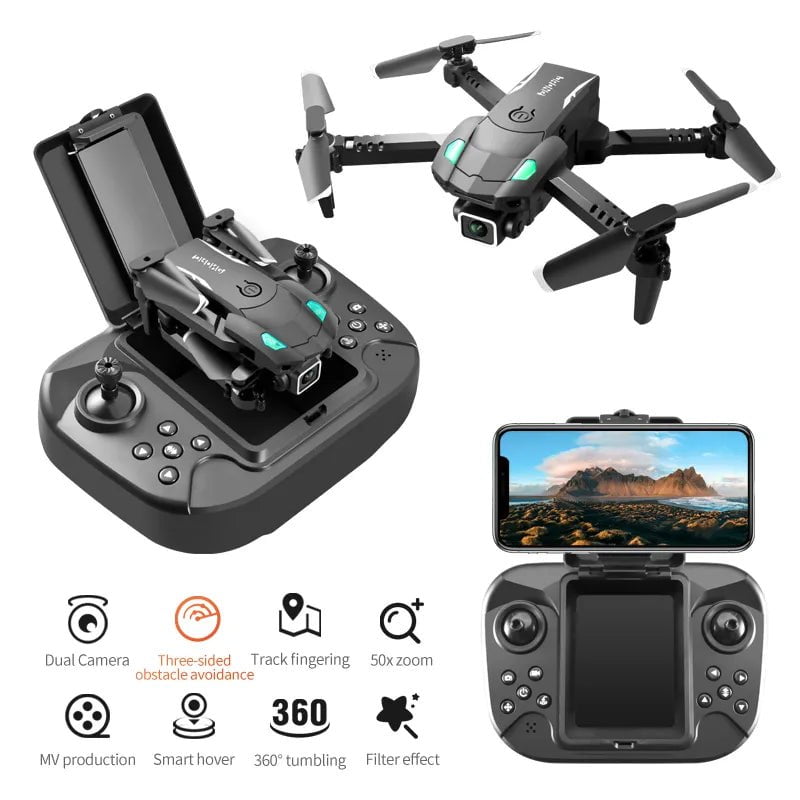 ChatGPT New S128 Mini Drone: 4K Camera, Obstacle Avoidance, Foldable Quadcopter