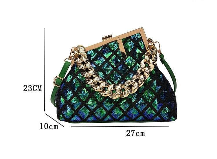 Chic Bedazzled Crossbody Purse